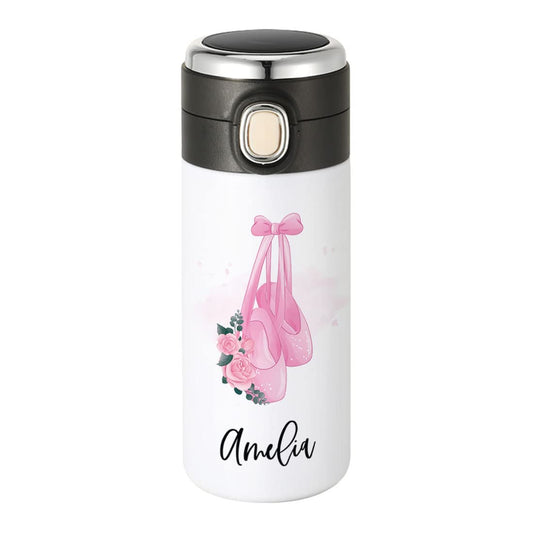 Andaz Press Personalized Kids Tumbler Ballet Shoes Kids Stainless