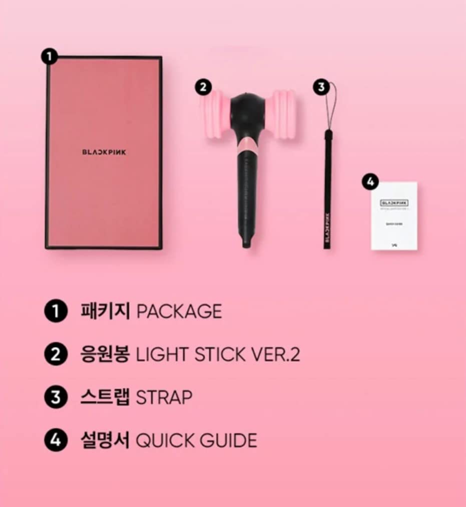KPOPINTOUCH Blackpink Official Fan Light Stick Version 2 Cheering