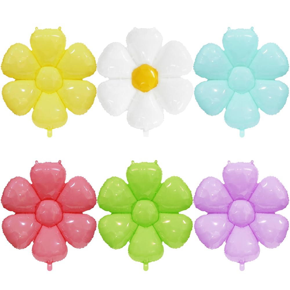 Flotable Daisy Flower Balloon Pastel Macaron Daisies Party Supplies