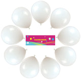 KADBANER White Balloons,100 Pack 12 Inch Latex Balloons,for Wedding