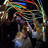Glow Fever Glow Sticks Bulk 100ct 22'' Glow Necklaces with Connectors,