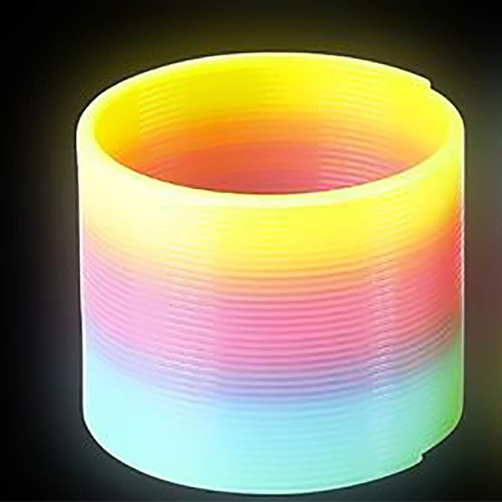 The Dreidel Company Plastic Coil Spring, Glow-in-The-Dark Magic