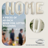 LAOREI 40 Inch HOME Letter Balloon - Housewarming Party Decorations