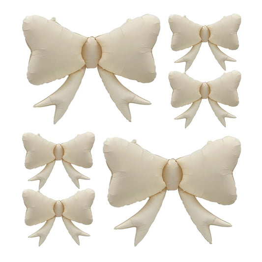 4pcs Jumbo Oversized Ribbon Balloons Coquette Bow Balloons Bow Pa Maca