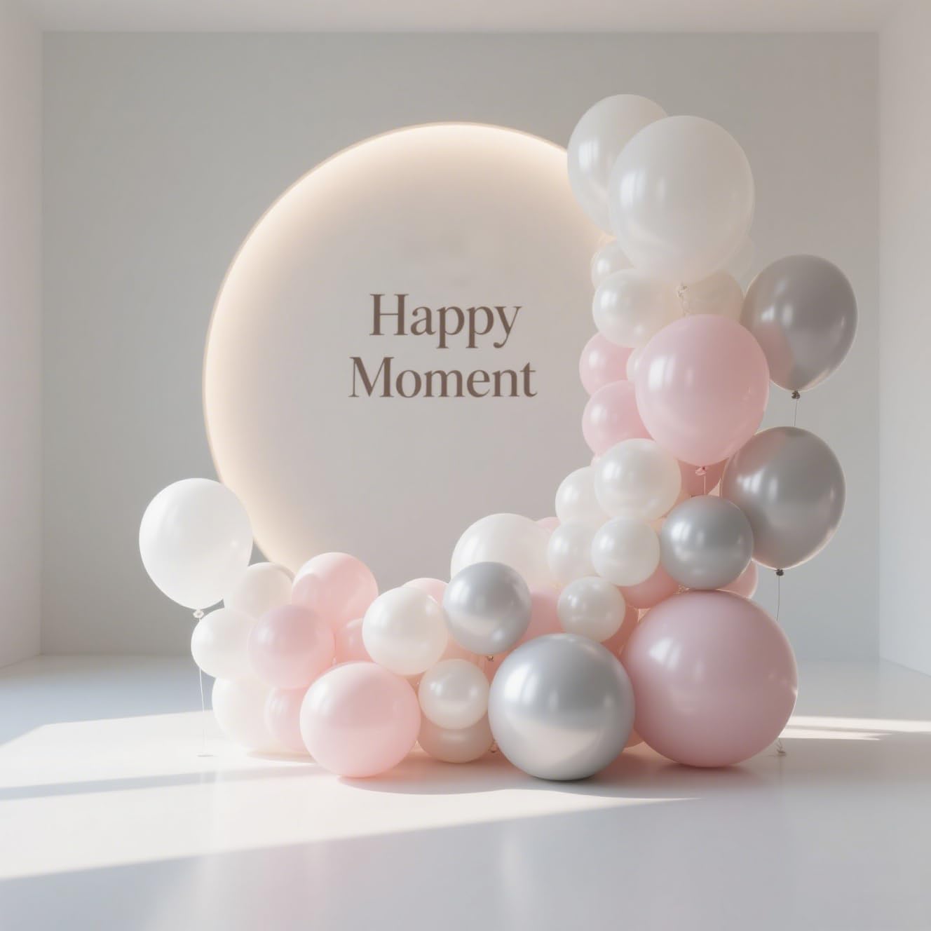 DRWKAY Pearl White Balloons 100 Pack, 12 Inch Latex Helium Pearl White