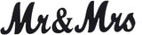 Mr and Mrs Sign Wedding Sweetheart Table Decorations Mr and Mrs