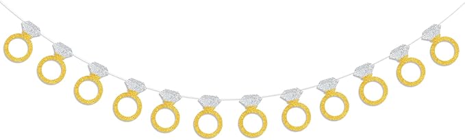 Diamond Ring Banner Engagement Banner Bachelorette Party Banner