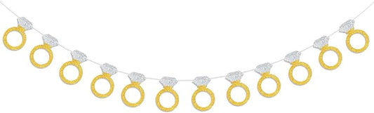 Diamond Ring Banner Engagement Banner Bachelorette Party Banner