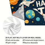 Space Birthday Decorations Banner 71x43 Inch, Large Outer