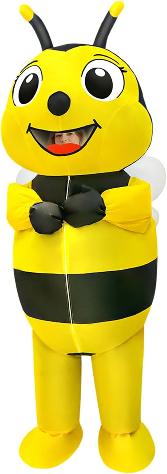 Inflatable Bee Costume Adult Funny Blow up Animal Costume Fancy Dress