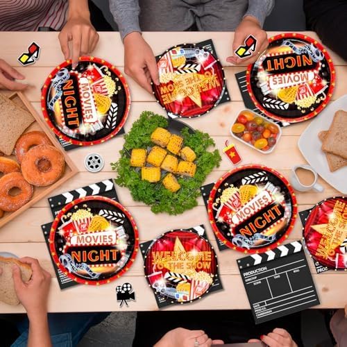 Movie Night Birthday Party Decorations 116Pcs Movie Night Party