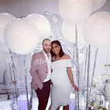 5PCS Big White Balloons Giant 36 Inch Large White Balloon Jumbo