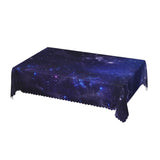 Galaxy Universe Rectangle Tablecloth 54x72 Inch Starry Night