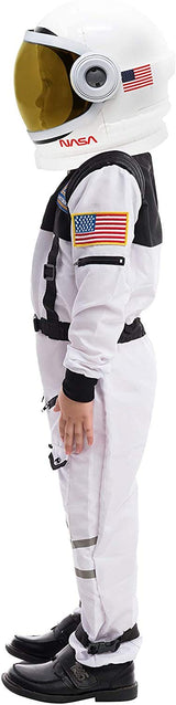 Spooktacular Creations White Astronaut Costume with Helmet, Space Suit