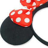YOVECATHOU 24 Pcs Mouse Costume Deluxe Fabric Ears Headband White