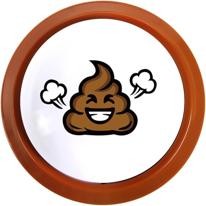 Talkie Toys Products Poop Button - Lights Up and Plays 20 Funny Fart