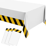 3 Pcs Construction Birthday Party Tablecloth 51 x 71 Inch Road