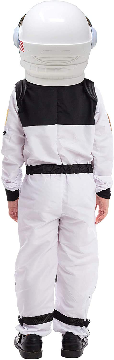 Spooktacular Creations White Astronaut Costume with Helmet, Space Suit