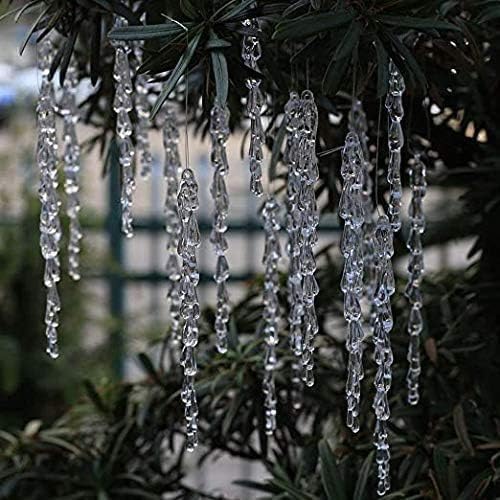 25 pcs icicles Ornament Set - ToBeIT Christmas Decoration Acrylic