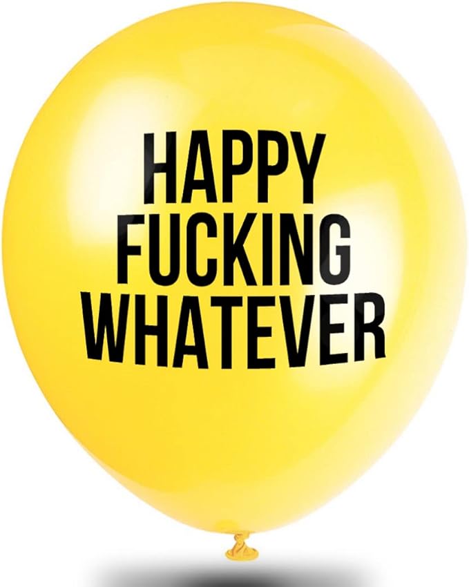 Rude Balloons™ | Funny Abusive Birthday Party Decoration | Pack of 12