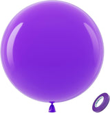 Bezente Purple Giant Balloons 36 Inch - 8 Pack Jumbo Purple Balloons