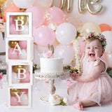 Premium Baby Shower Decorations For Boy or Girl Kit Jumbo 4 pcs