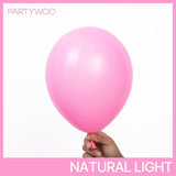 PartyWoo Pink Balloons 100pcs Different Sizes of 36 18 12 10 5 Inch