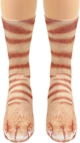 FreeNFond Funny Animal Paw Socks Gag Gifts for White Elephant Gift #3