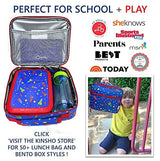 kinsho Bento Lunch Box, Water Bottle, Ice Pack Set For Kids Toddlers,