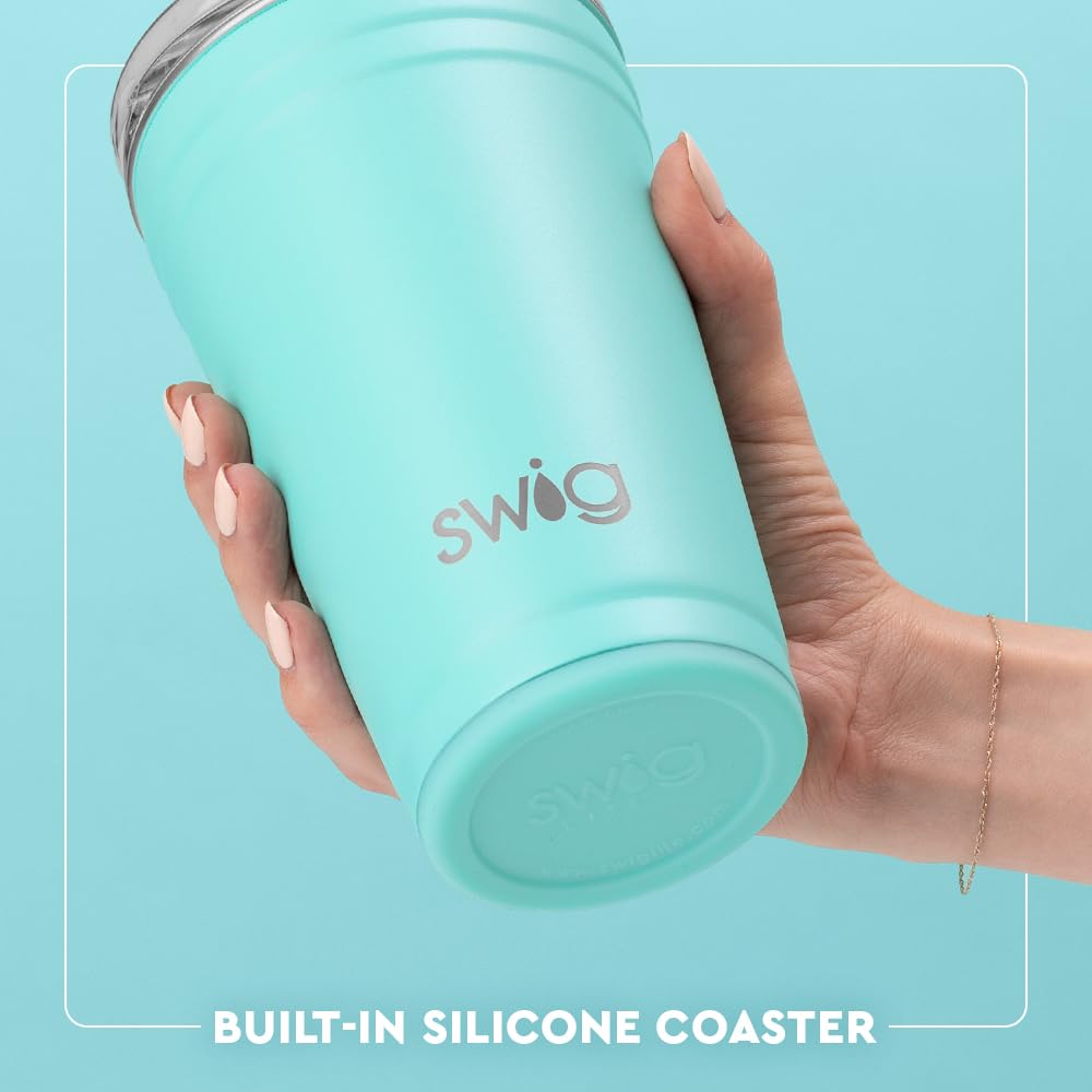 Swig Life 24oz Party Cup, Stackable Insulated Travel Coffee Tumbler