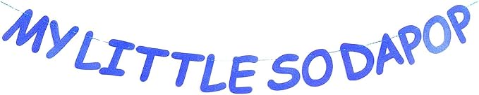 “MY LITTLE SODA POP” Pre-Strung Demon Movie Party Banner, Coquette