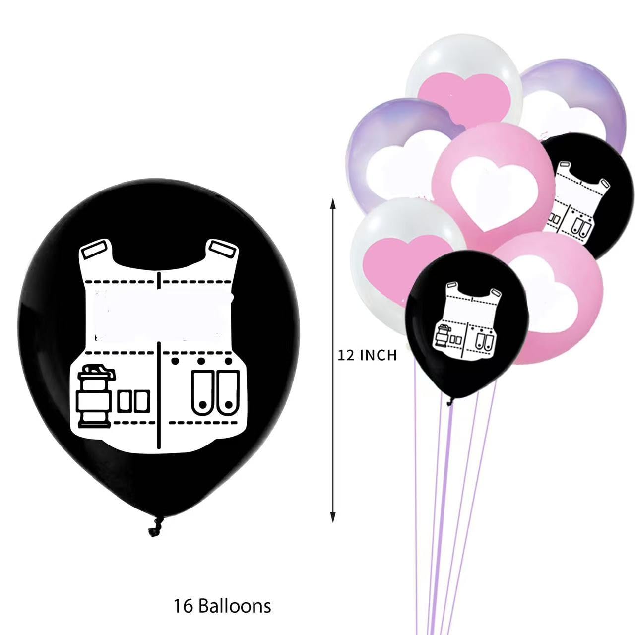 KPOP Boy Group Army Birthday Party Kit Supplies includes Banner - 1