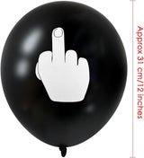 DS. DISTINCTIVE STYLE Middle Finger Balloons 12 Inch Latex Balloons