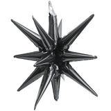 4D 14 Point One-Piece Star Cone Balloon Metallic Spike Explosion Star