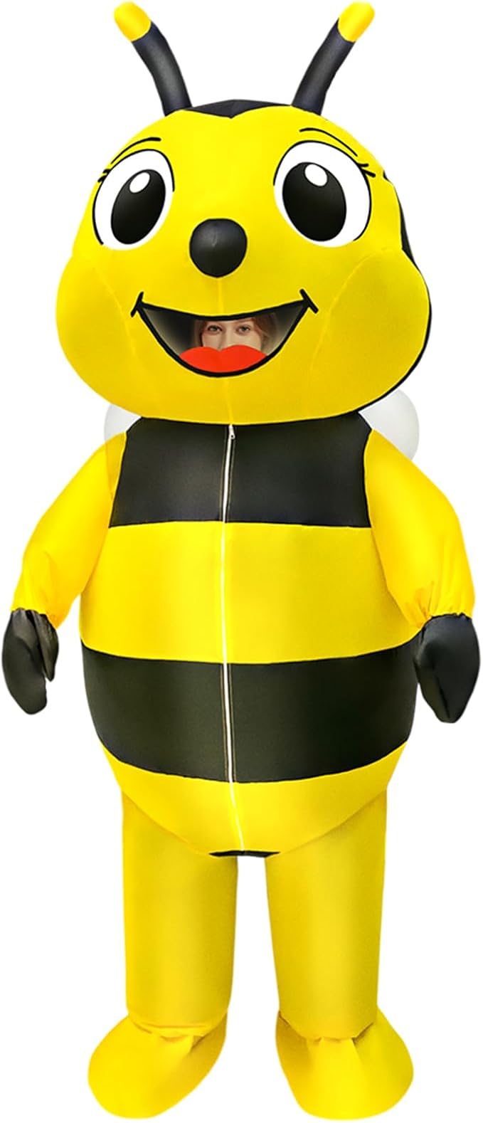 Inflatable Bee Costume Adult Funny Blow up Animal Costume Fancy Dress