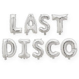 xo, Fetti Last Disco Foil Balloons - 16", Silver | Bachelorette Party