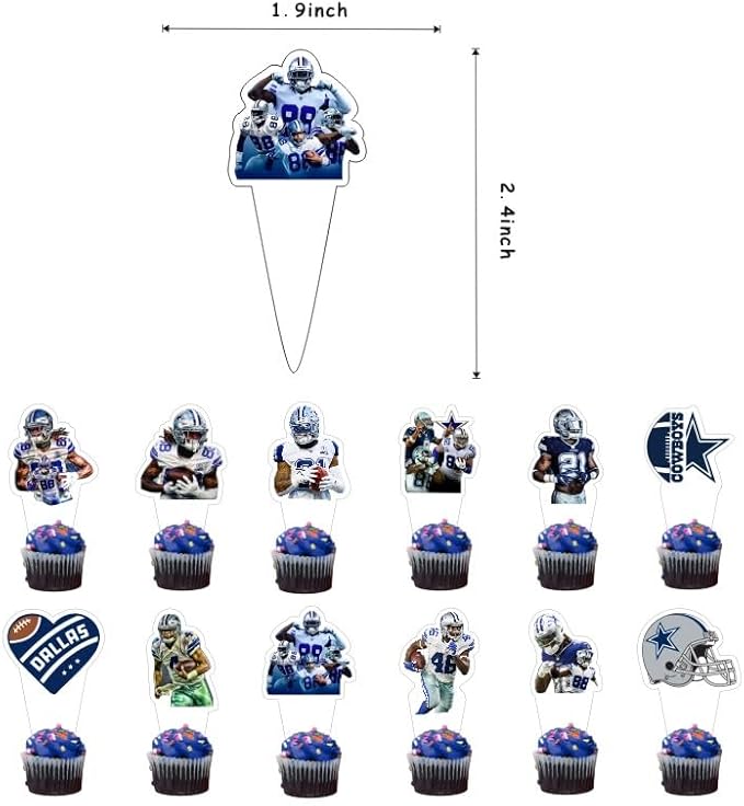 Cowboys Birthday Decorations Football Party Supplies Include Happy