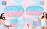Baby Gender Reveal Party Supplies Boy or Girl Disposable Paper