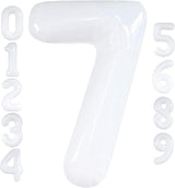 KatchOn, Giant White Number 7 Balloon - 40 Inch | 7th Birthday
