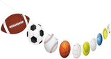 Hooqict Sports Themed Party Decorations Happy Birthday Banner