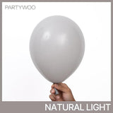 PartyWoo Gray Balloons 100 pcs Different Sizes of 18 12 10 5 Inch