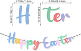 Easter Party Decorations Happy Easter Banner Set Egg Bunny Hanging