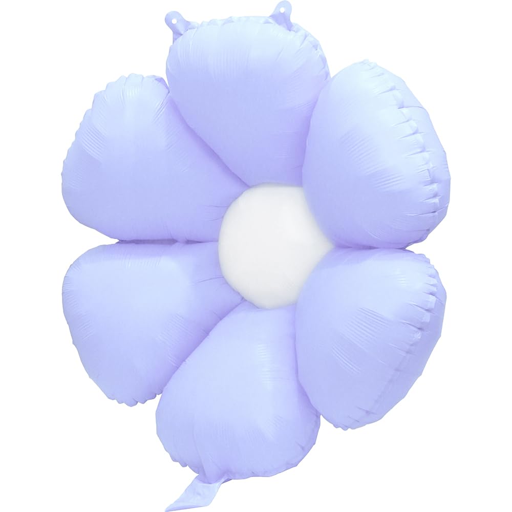 Cute Matte Daisy Flower Balloon Rainbow Garland Groovy Boho Daisy