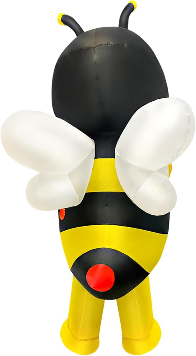 Inflatable Bee Costume Adult Funny Blow up Animal Costume Fancy Dress