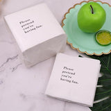 Funny Cocktail Napkins 100Pcs Please Pretend You're Having Fun Paper