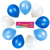 KADBANER White Blue Light blue Balloons,100 Pack 12 Inch Latex