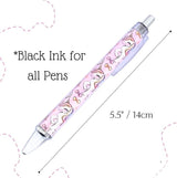 8PC Unicorn Pens Cute Cool Fun Rainbow Glitter Sparkle Animal Pen