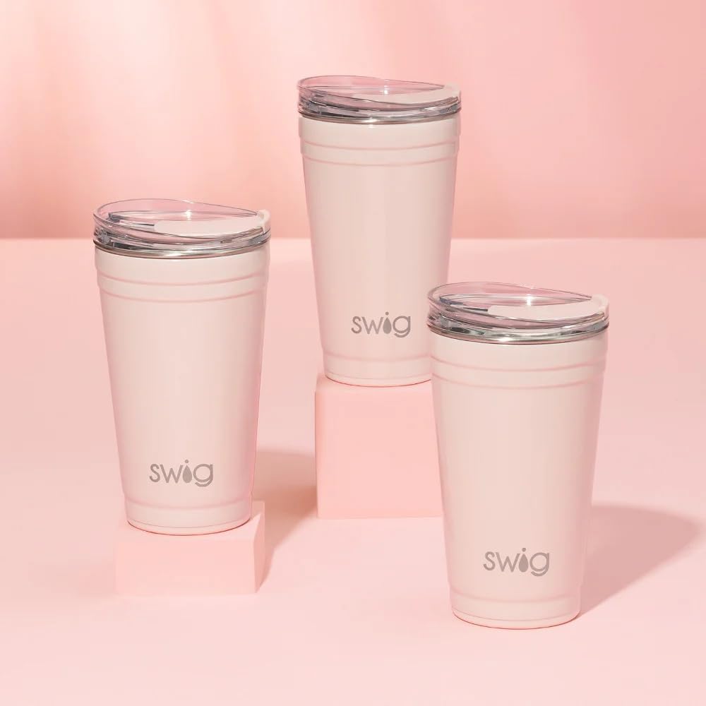 Swig Life 24oz Party Cup, Stackable Insulated Travel Coffee Tumbler