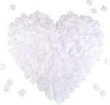 CODE FLORIST 1100 PCS White Silk Rose Petals for Valentine's