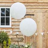 5PCS Big White Balloons Giant 36 Inch Large White Balloon Jumbo